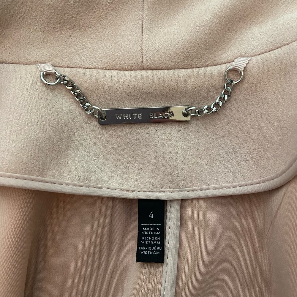 White House Black Market Ultra Suede Jacket Size 4 - Picture 5 of 5